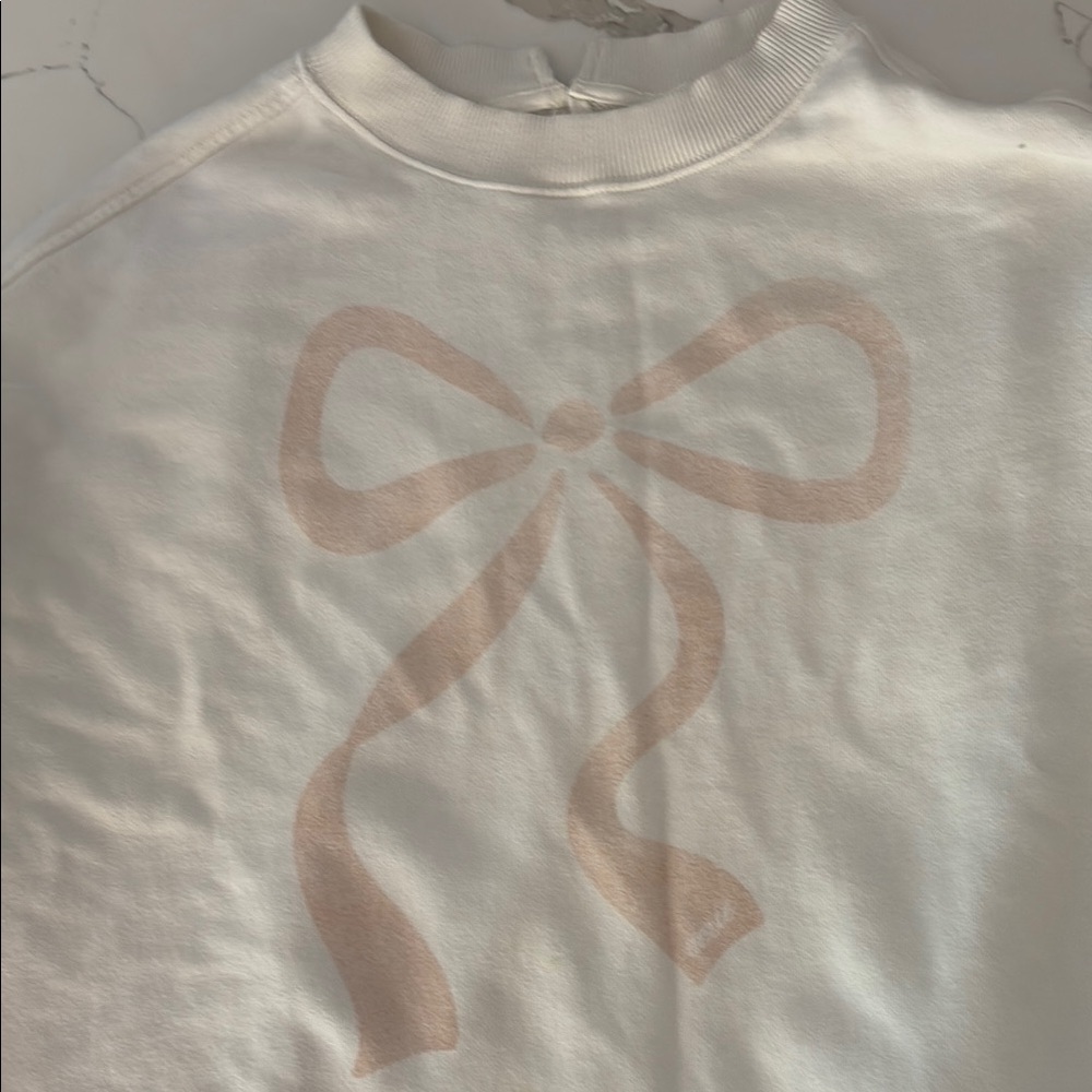 Bow Crewneck Sweatshirt
